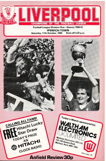 Match programme